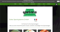 Desktop Screenshot of gotec-sport.de